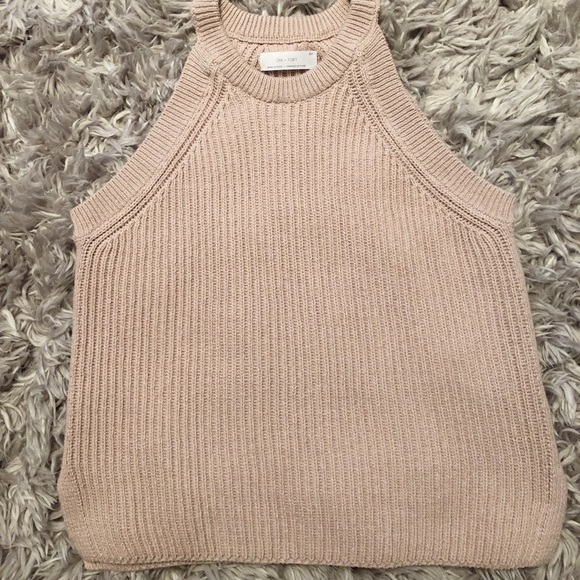 OAK + FORT Tops - OAK + FORT BLUSH PINK KNIT TANK